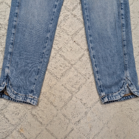 Pilcro Jeans Womens XS Blue Relaxed Pull On Ultra High Rise Slouchy Utility Tape - Picture 3 of 8